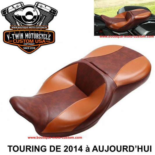 SELLE HAMMOCK MARRON HARLEY DAVIDSON TOURING 2014 À AUJOURD'HUI