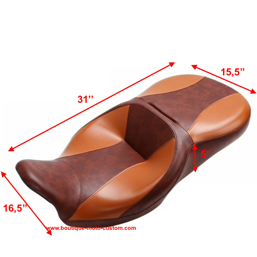 SELLE HAMMOCK MARRON HARLEY DAVIDSON TOURING 2014 À AUJOURD'HUI