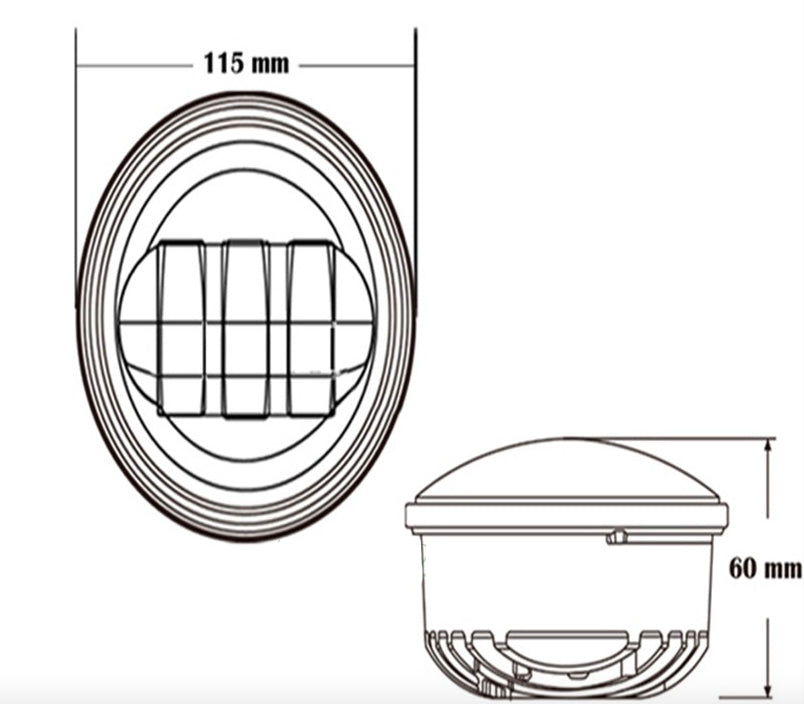 Harley Davidson 7 "and 4.5" inch LED headlight