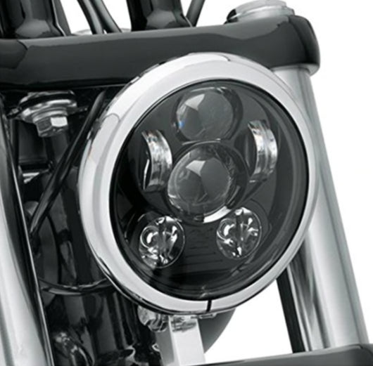 Phare projecteur LED 5 3/4 ",  5,75" pouces Harley Davidson