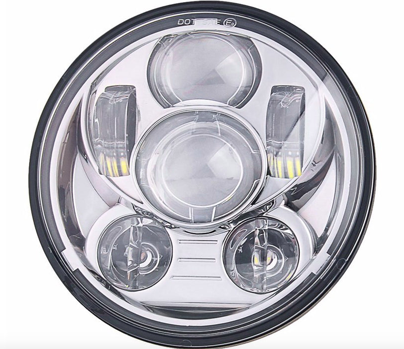 Phare projecteur LED 5 3/4 ",  5,75" pouces Harley Davidson